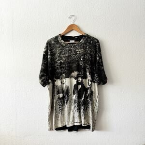 Vintage 1995 The Beatles AOP Band Tee Shirt Size XL